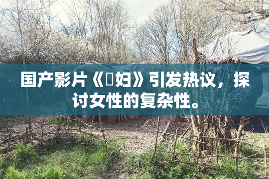 国产影片《婬妇》引发热议，探讨女性的复杂性。