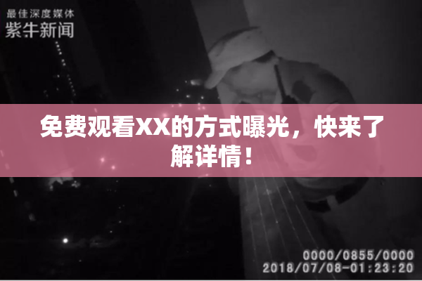 免费观看XX的方式曝光，快来了解详情！