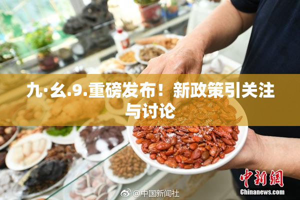 九·幺.9.重磅发布！新政策引关注与讨论