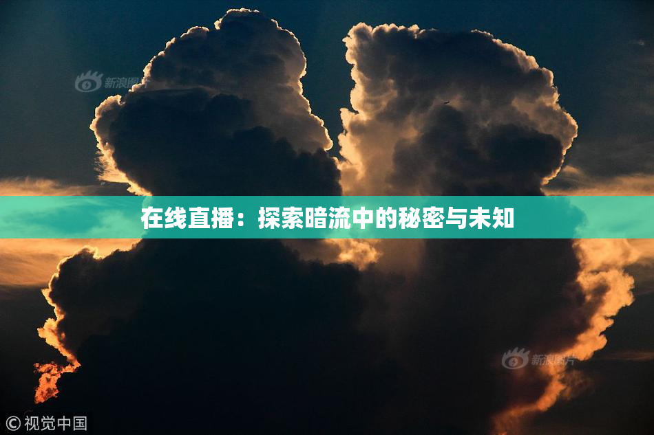 在线直播：探索暗流中的秘密与未知