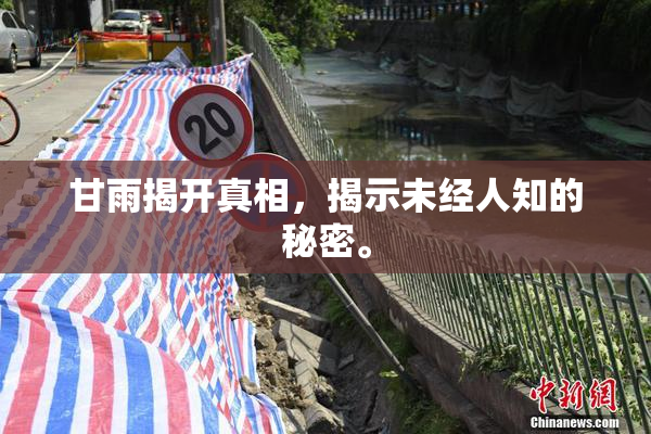 甘雨揭开真相，揭示未经人知的秘密。