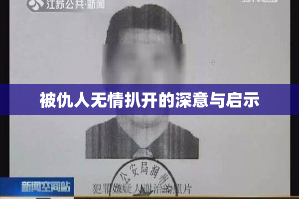 被仇人无情扒开的深意与启示