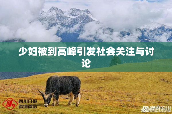 少妇被到高峰引发社会关注与讨论