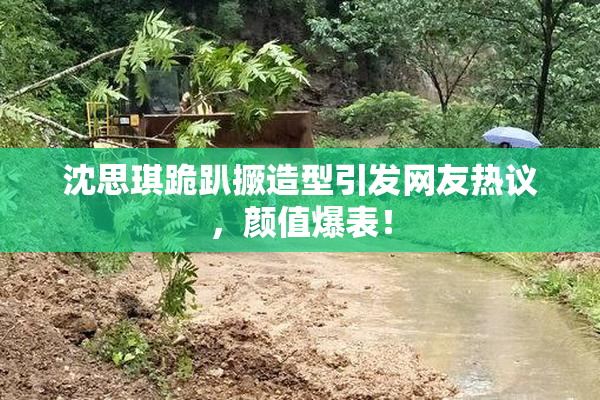 沈思琪跪趴撅造型引发网友热议，颜值爆表！