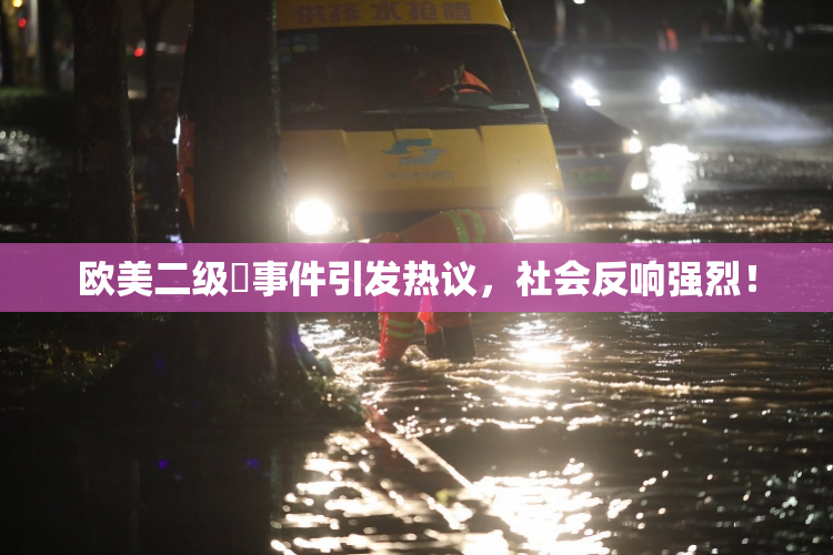 欧美二级婬事件引发热议，社会反响强烈！