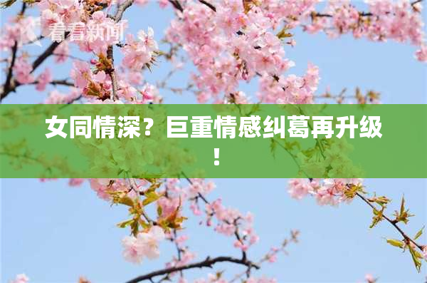 女同情深？巨重情感纠葛再升级！