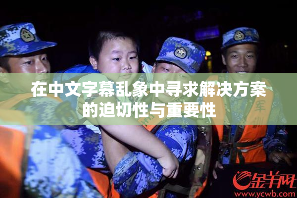 在中文字幕乱象中寻求解决方案的迫切性与重要性