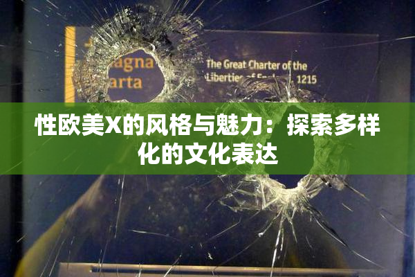 性欧美X的风格与魅力：探索多样化的文化表达