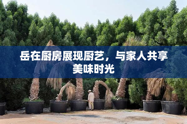 岳在厨房展现厨艺，与家人共享美味时光