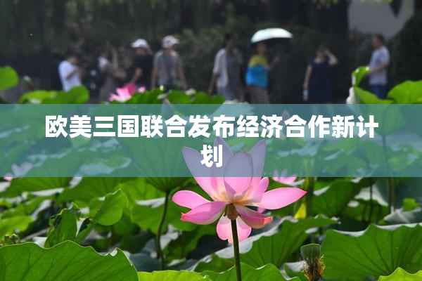 欧美三国联合发布经济合作新计划