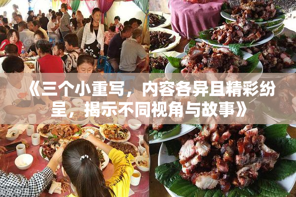 《三个小重写，内容各异且精彩纷呈，揭示不同视角与故事》