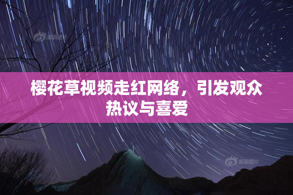 樱花草视频走红网络，引发观众热议与喜爱