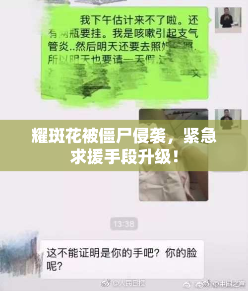 耀斑花被僵尸侵袭，紧急求援手段升级！