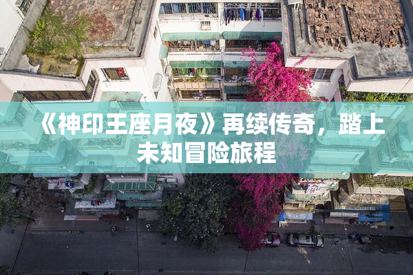 《神印王座月夜》再续传奇，踏上未知冒险旅程
