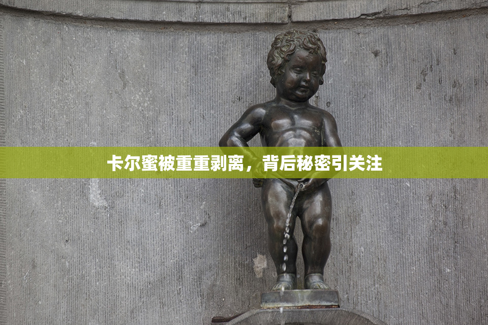 卡尔蜜被重重剥离，背后秘密引关注