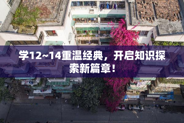 学12~14重温经典，开启知识探索新篇章！
