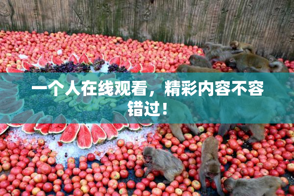 一个人在线观看，精彩内容不容错过！