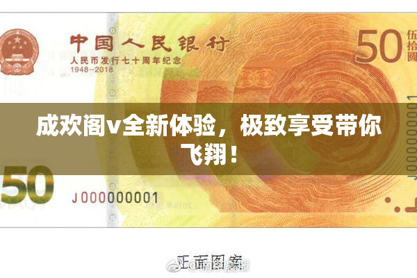 成欢阁v全新体验，极致享受带你飞翔！