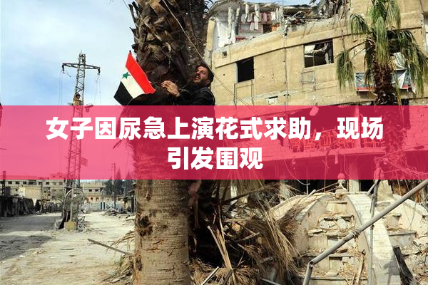 女子因尿急上演花式求助，现场引发围观