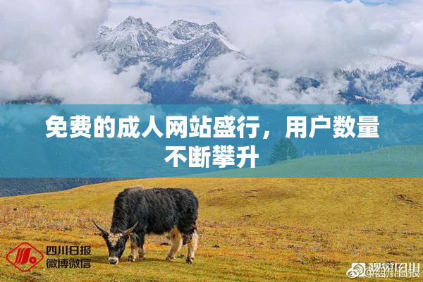 免费的成人网站盛行，用户数量不断攀升