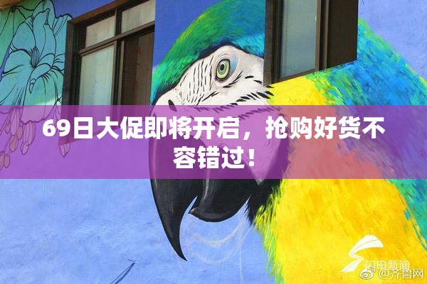 69日大促即将开启，抢购好货不容错过！
