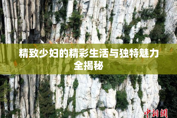 精致少妇的精彩生活与独特魅力全揭秘