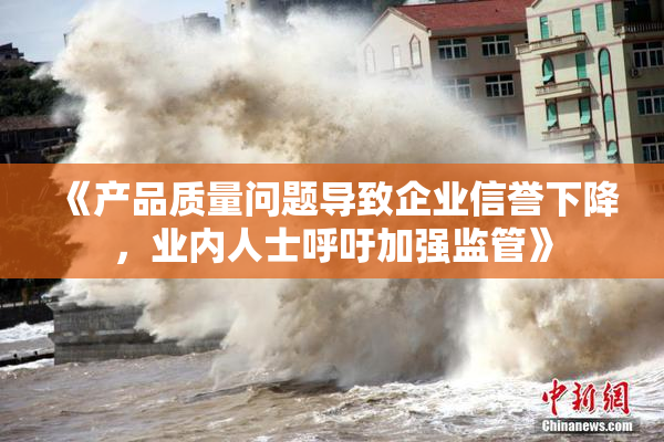《产品质量问题导致企业信誉下降，业内人士呼吁加强监管》