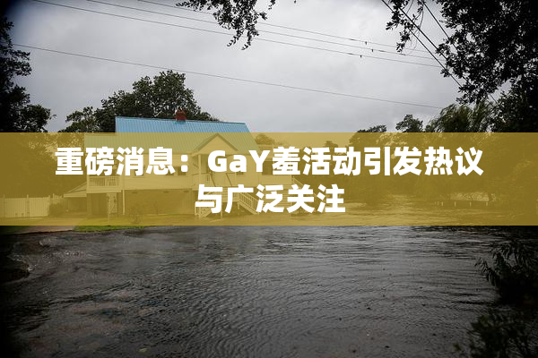 重磅消息：GaY羞活动引发热议与广泛关注