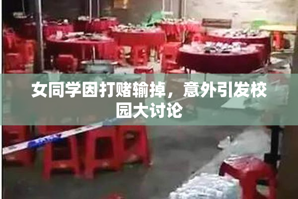 女同学因打赌输掉，意外引发校园大讨论