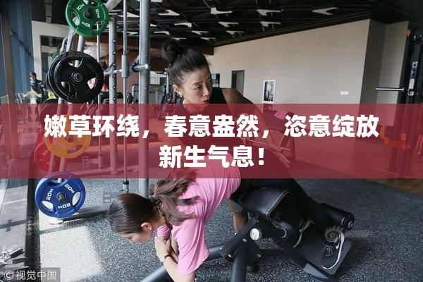 嫩草环绕，春意盎然，恣意绽放新生气息！