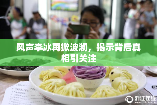 风声李冰再掀波澜，揭示背后真相引关注