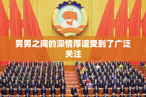 男男之间的深情厚谊受到了广泛关注
