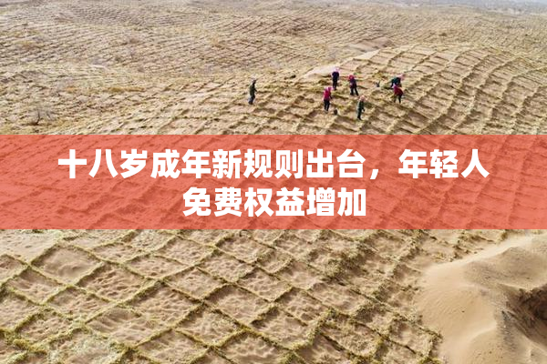 十八岁成年新规则出台，年轻人免费权益增加