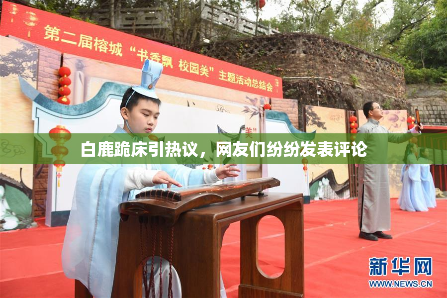 白鹿跪床引热议，网友们纷纷发表评论