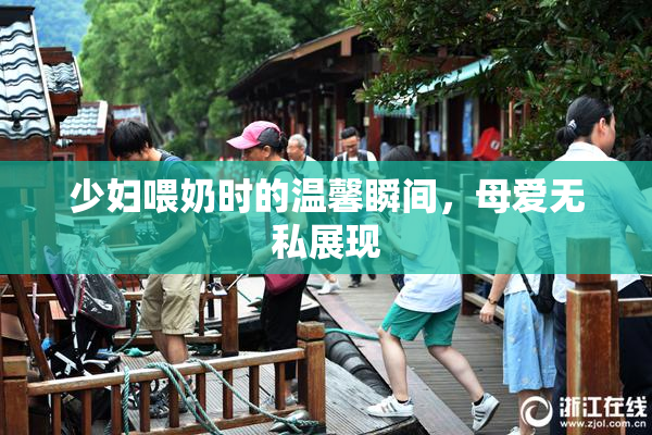 少妇喂奶时的温馨瞬间，母爱无私展现