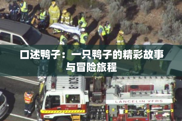 口述鸭子：一只鸭子的精彩故事与冒险旅程