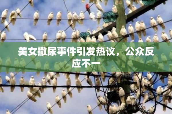 美女撒尿事件引发热议，公众反应不一