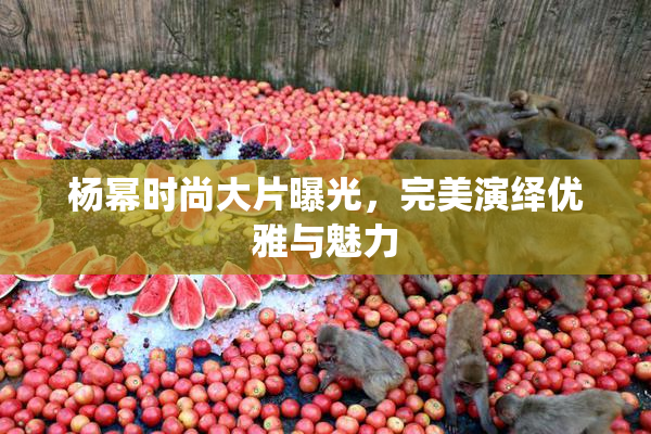 杨幂时尚大片曝光，完美演绎优雅与魅力