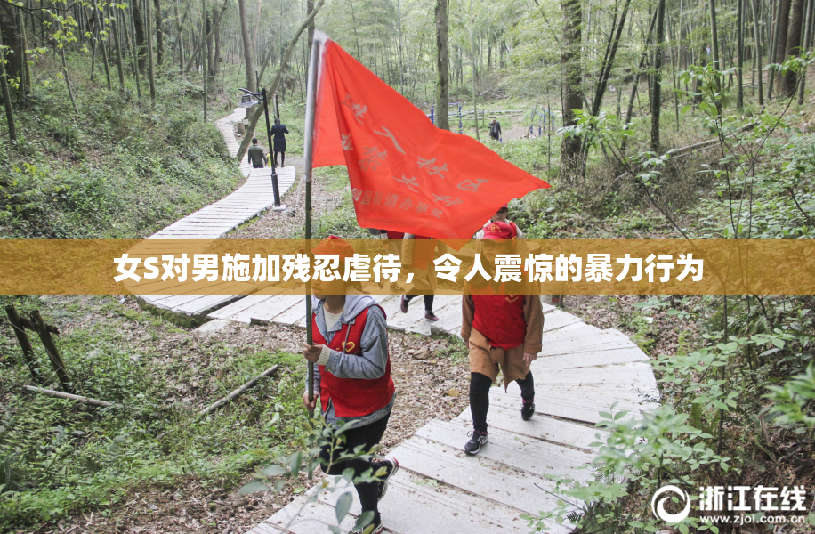 女S对男施加残忍虐待，令人震惊的暴力行为