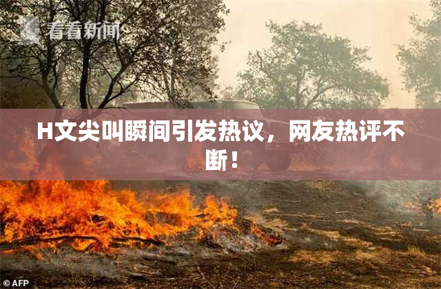 H文尖叫瞬间引发热议，网友热评不断！