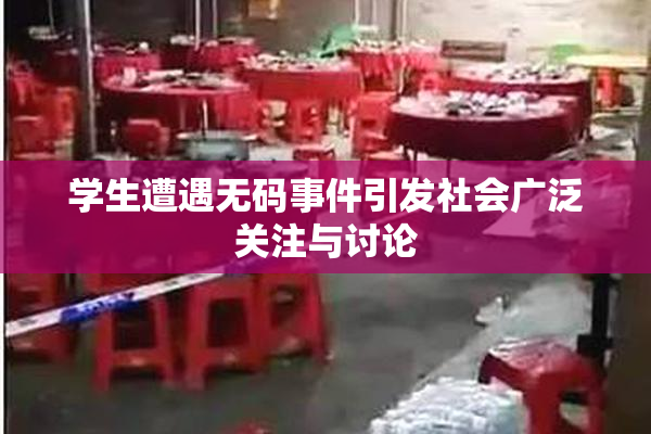 学生遭遇无码事件引发社会广泛关注与讨论