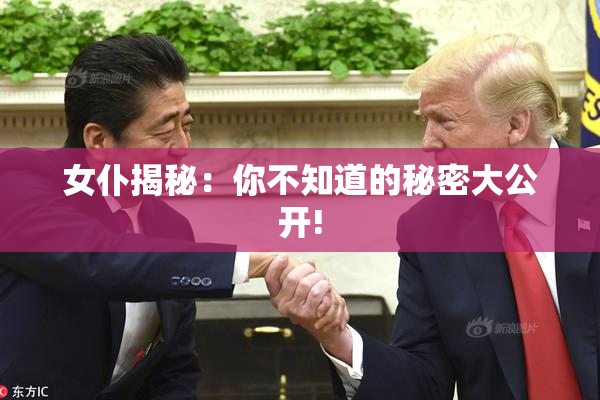 女仆揭秘：你不知道的秘密大公开!