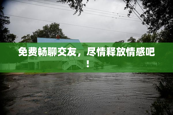免费畅聊交友，尽情释放情感吧！