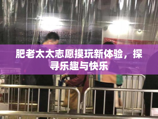 肥老太太志愿摸玩新体验，探寻乐趣与快乐