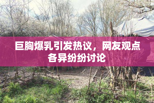 巨胸爆乳引发热议，网友观点各异纷纷讨论