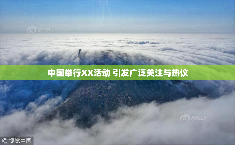 中国举行XX活动 引发广泛关注与热议