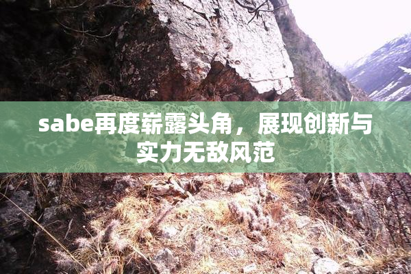 sabe再度崭露头角，展现创新与实力无敌风范