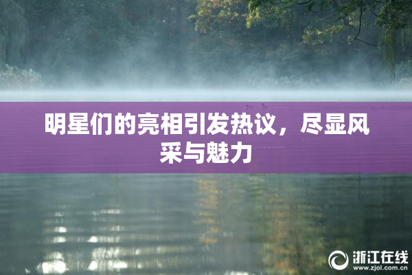 明星们的亮相引发热议，尽显风采与魅力