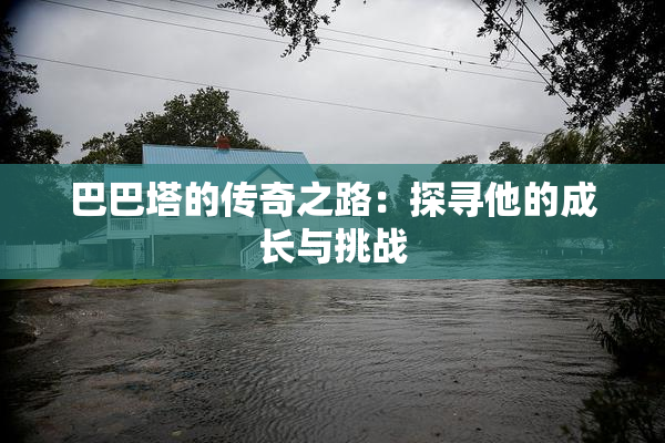 巴巴塔的传奇之路：探寻他的成长与挑战