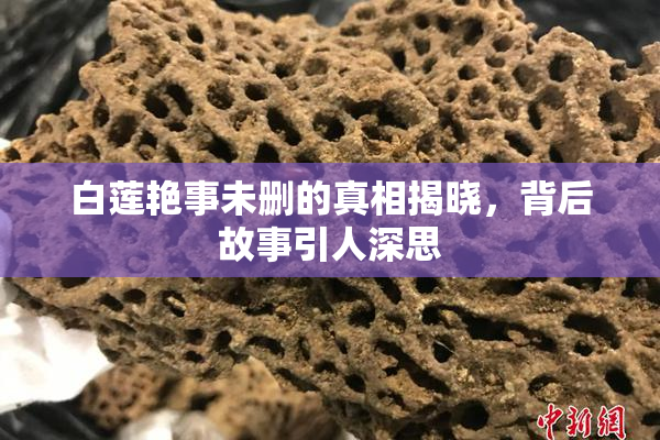 白莲艳事未删的真相揭晓，背后故事引人深思